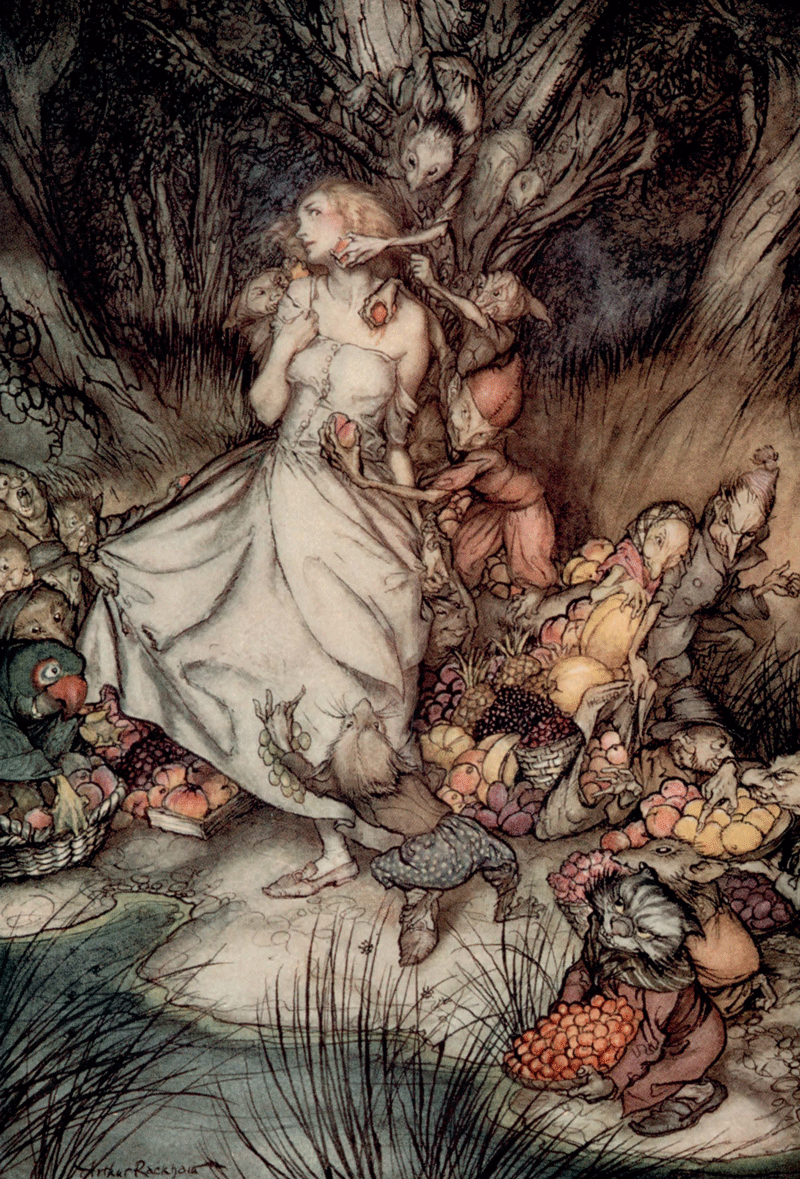 Goblin Market - Illustrated by Arthur Rackham