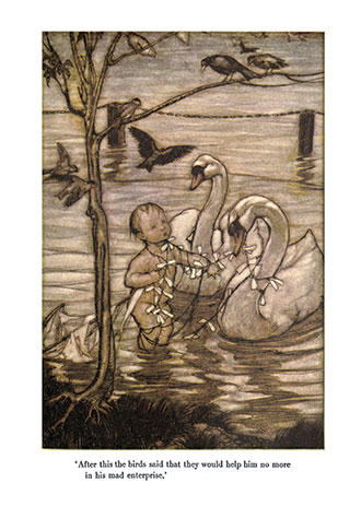 Peter Pan in Kensington Gardens - Illustrated by Arthur Rackham