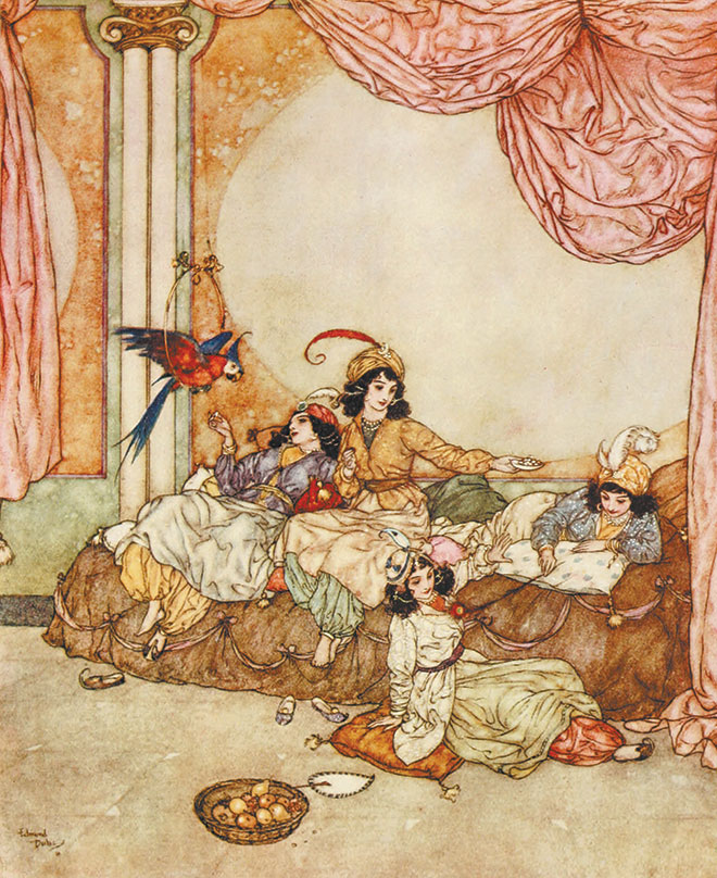 The Sleeping Beauty and Other Fairy Tales From the Old French, Edmund Dulac, 1910,