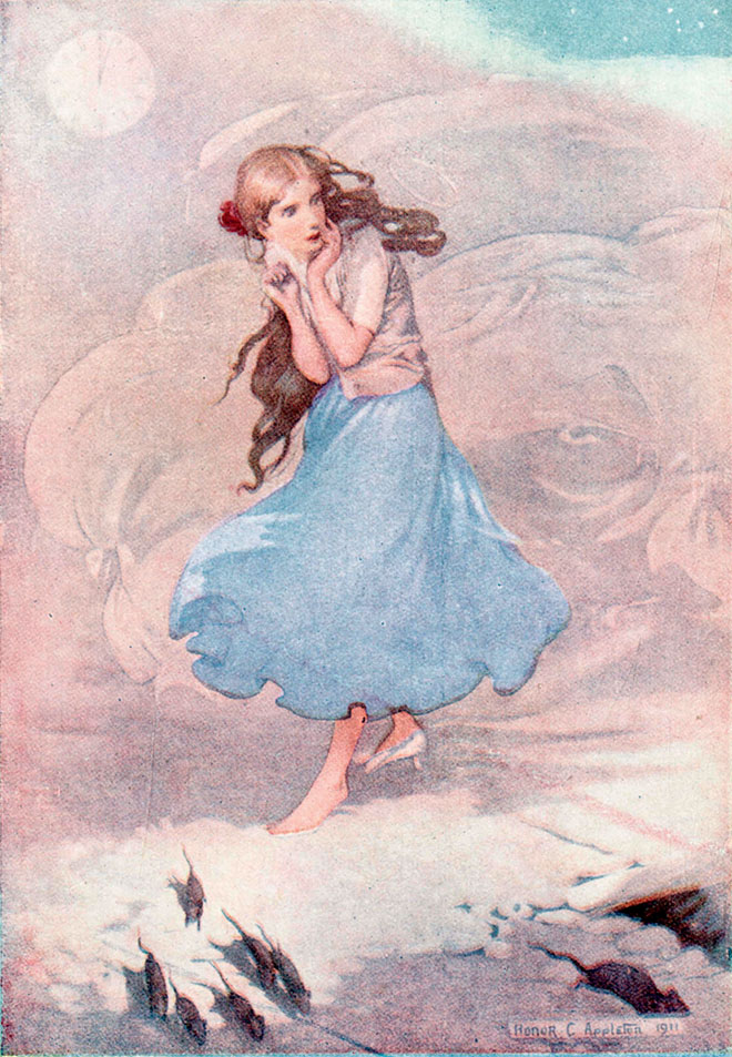 'Cinderella' - Perrault's Fairy Tales, Honor Appleton, 1913.