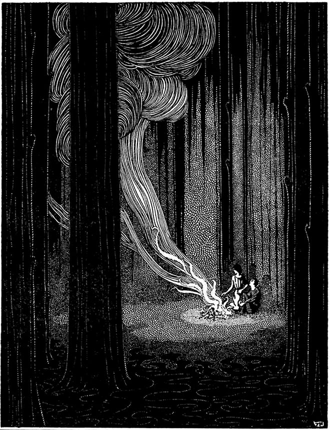 'Hansel and Gretel' - My Book of Favourite Fairy Tales, Jennie Harbour, 1921.