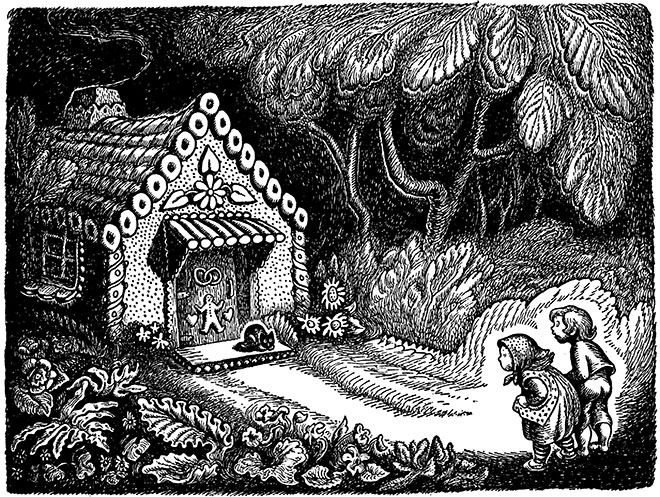 'Hansel and Gretel' - Tales From Grimm, Wanda Gag, 1936.