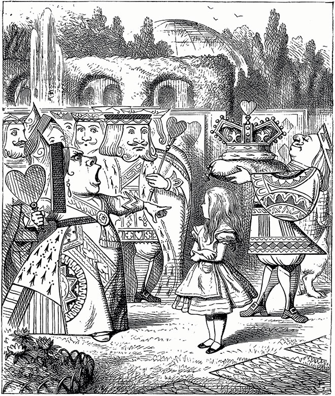 Alice's Adventures in Wonderland, John Tenniel, 1865.