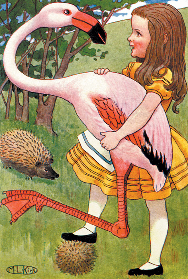 Alice's Adventures in Wonderland, M. L. Kirk, 1904.