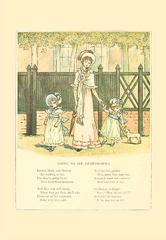 Marigold Garden: Pictures and Rhymes - Illustrated by Kate Greenaway