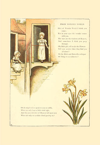 Marigold Garden: Pictures and Rhymes - Illustrated by Kate Greenaway