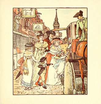 The Diverting History of John Gilpin - Showing How He Went Farther Than He Intended, and Came Home Safe Again - Illustrated by Randolph Caldecott