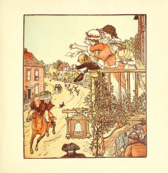 The Diverting History of John Gilpin - Showing How He Went Farther Than He Intended, and Came Home Safe Again - Illustrated by Randolph Caldecott