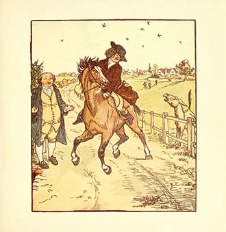 The Diverting History of John Gilpin - Showing How He Went Farther Than He Intended, and Came Home Safe Again - Illustrated by Randolph Caldecott