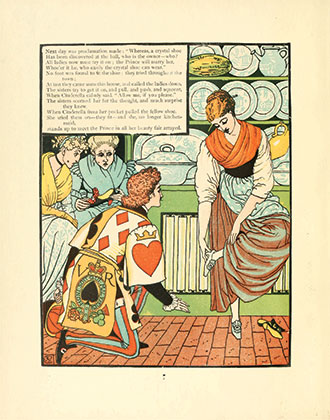 Cinderella Picture Book - Containing Cinderella, Puss in Boots & Valentine and Orson - Illustrated by Walter Crane