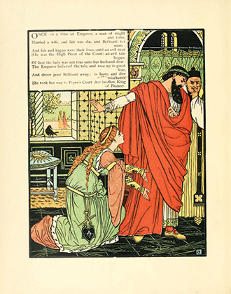 Cinderella Picture Book - Containing Cinderella, Puss in Boots & Valentine and Orson - Illustrated by Walter Crane