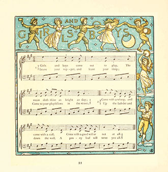 The Baby's Opera - A Book of Old Rhymes with New Dresses - Illustrated by Walter Crane