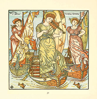 The Baby's Opera - A Book of Old Rhymes with New Dresses - Illustrated by Walter Crane