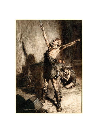 Siegfied & the Twilight of the Gods - Illustrated by Arthur Rackham