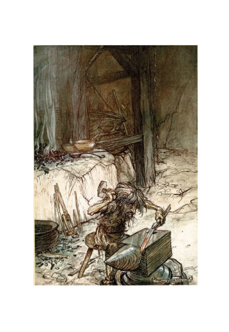 Siegfied & the Twilight of the Gods - Illustrated by Arthur Rackham