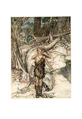 Siegfied & the Twilight of the Gods - Illustrated by Arthur Rackham