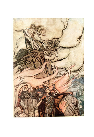 Siegfied & the Twilight of the Gods - Illustrated by Arthur Rackham