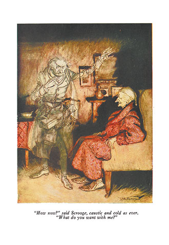 A Christmas Carol - Illustrated by Arthur Rackham