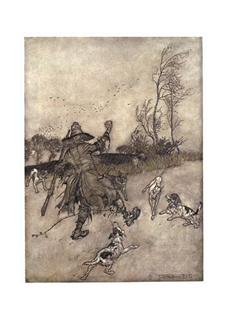 Rip Van Winkle - Illustrated by Arthur Rackham