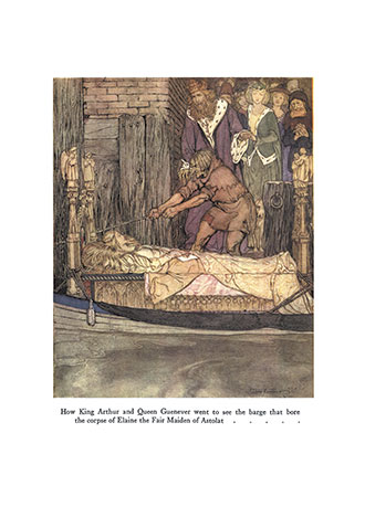 The Romance of King Arthur and his Knights of the Round Table - Illustrated by Arthur Rackham