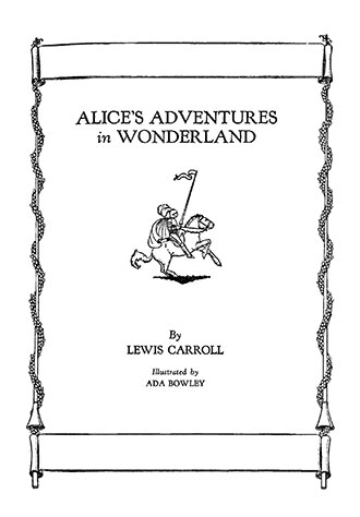 Alice's Adventures in Wonderland - Illustrated by Ada Bowley