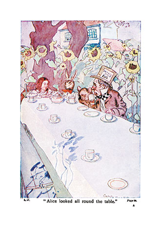 Alice's Adventures in Wonderland - Illustrated by C. Pears and T. H. Robinson