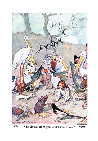 Alice's Adventures in Wonderland - Illustrated by C. Pears and T. H. Robinson