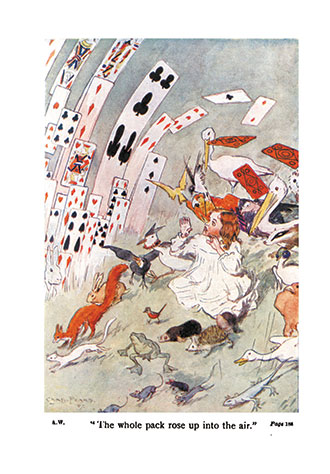 Alice's Adventures in Wonderland - Illustrated by C. Pears and T. H. Robinson