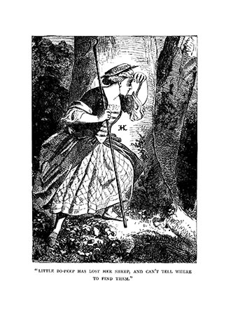 Mother Goose's Nursery Rhymes and fairy Tales - With Six Coloured Plates, and Four Hundred and Twenty-Four Wood-Cuts by John Gilbert, John Tenniel, Harrison Weir, Walter Crane, W. McConnell, and Others