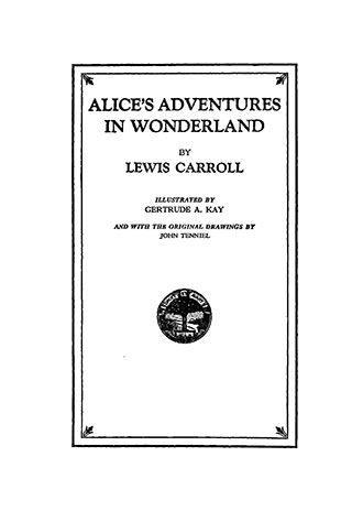 Alice's Adventures in Wonderland - Illustrated by Gertrude Kay