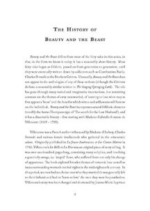 The Beauty and the Beast Story - Original Fairy Tale & History