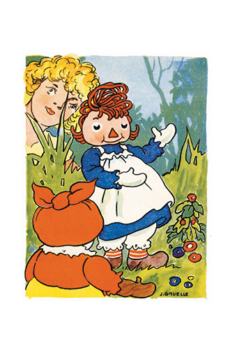 Raggedy Ann and the Hoppy Toad - Johnny Gruelle