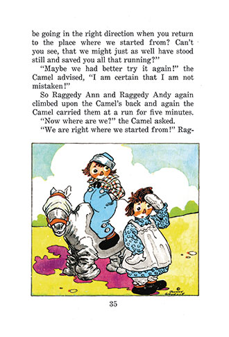 Raggedy Ann and Andy and the Camel with the Wrinkled Knees - Johnny Gruelle