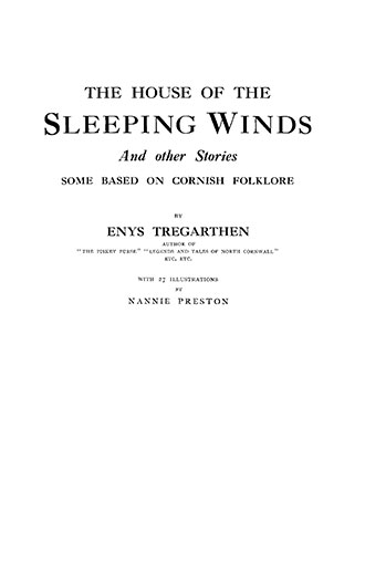 The House of the Sleeping Winds - Nannie Preston