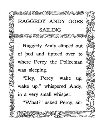 Raggedy Andy Goes Sailing - Johnny Gruelle