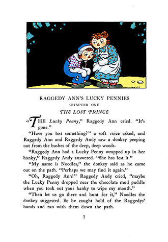 Raggedy Ann's Lucky Pennies - Johnny Gruelle