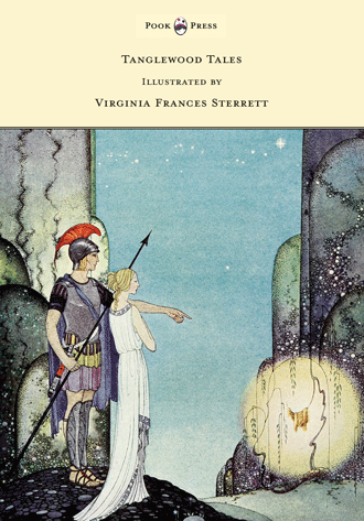 Tanglewood Tales – by Nathaniel Hawthorne illustrated by Virginia Frances Sterrett - cover