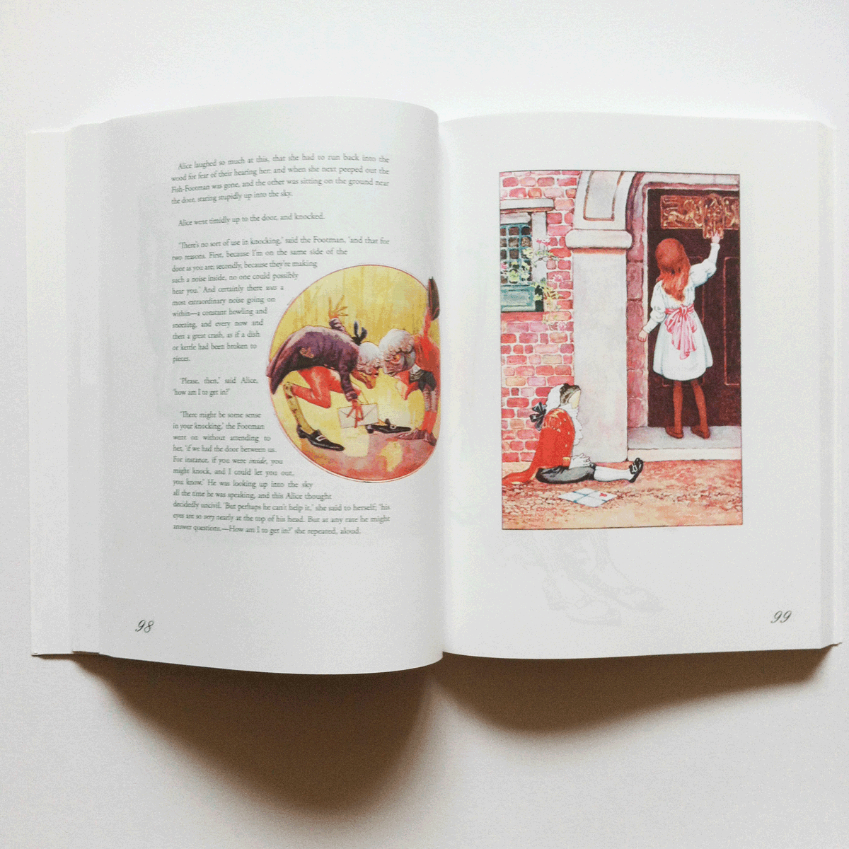 illustrations by Margaret W. Tarrant and Millicent Sowerby. Alice's Adventures in Wonderland.