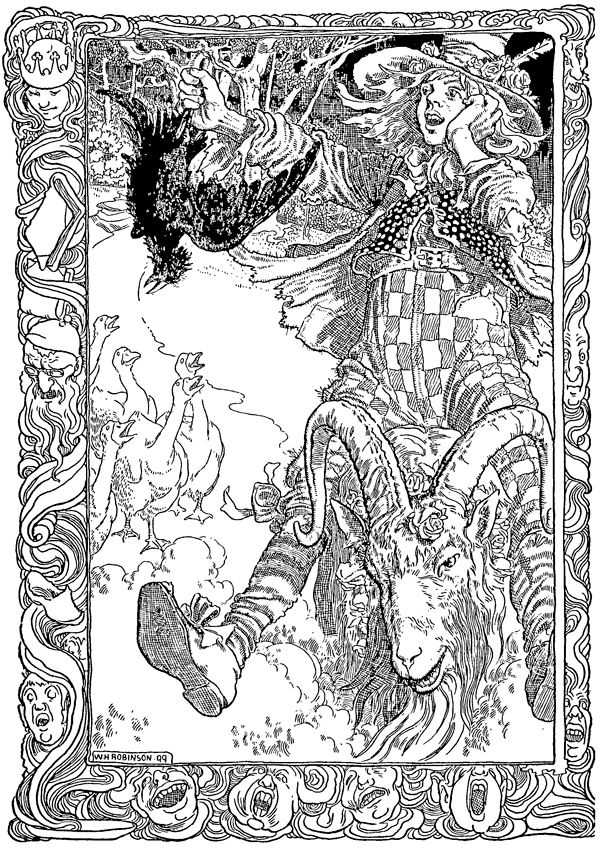 W. Heath Robinson Illustration from Hans Clodhopper in Hans Andersen's Fairy Tales