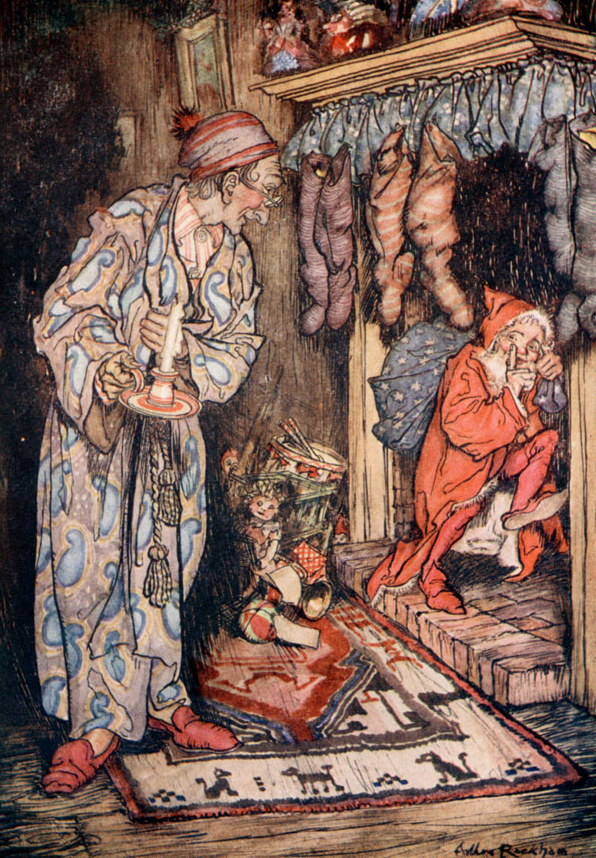 The Night Before Christmas with Arthur Rackham Art