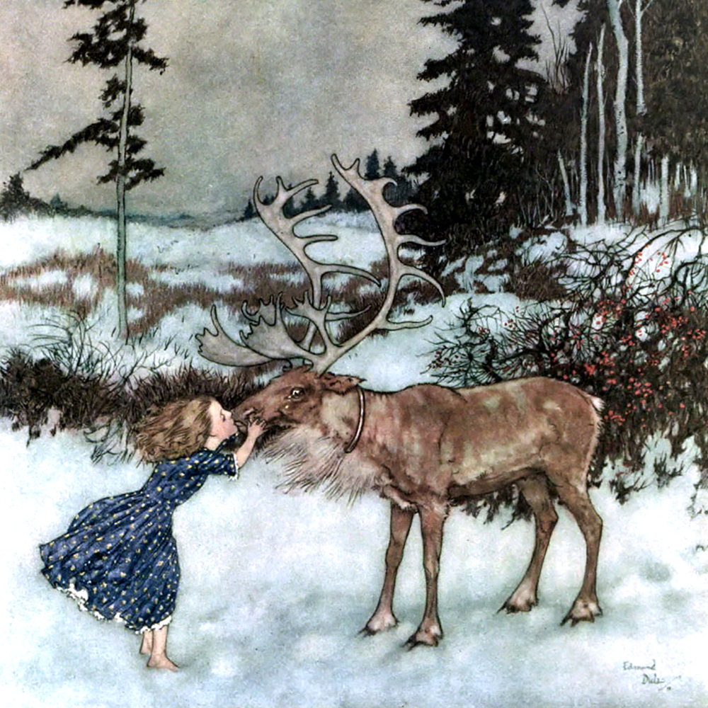 Edmund Dulac illustration from The Snow Queen