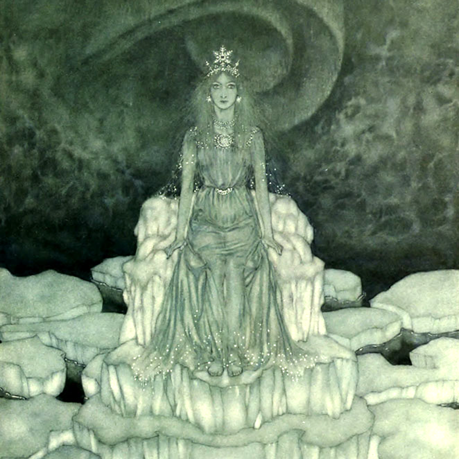 Edmund Dulac illustration from The Snow Queen