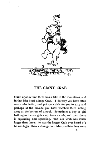 The Giant Crab and Other Tales From Old India - Illustrated by W. Heath Robinson