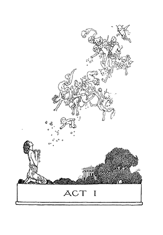 Shakespeare Comedy Midsummer-Nights Dream - Illustrated by W. Heath Robinson