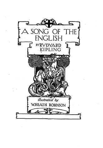 A Song of the English - Illustrated by W. Heath Robinson