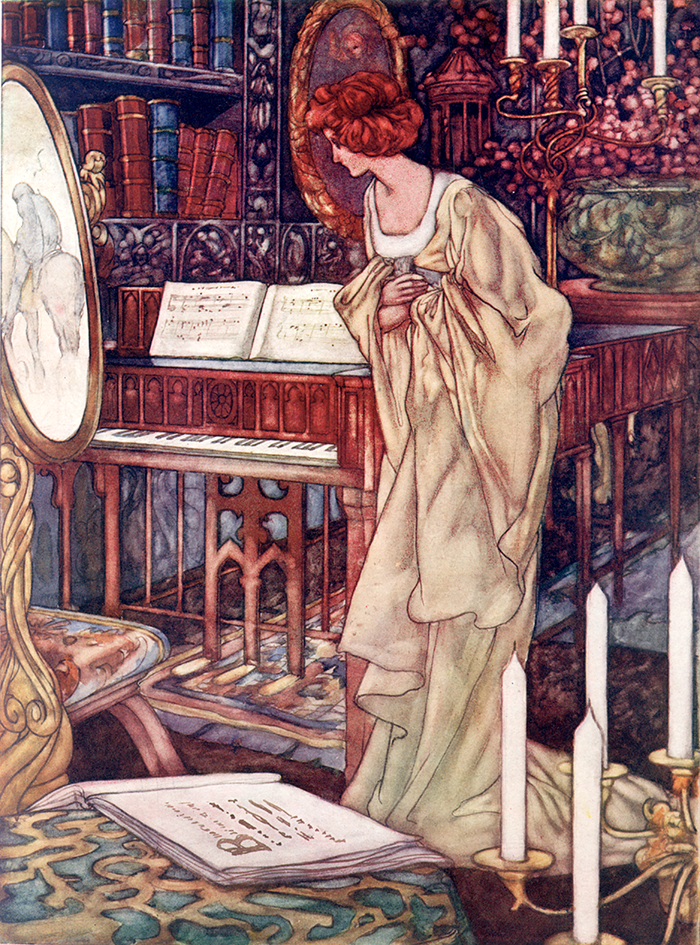 Beauty and the Beast illustration by Charles Robinson