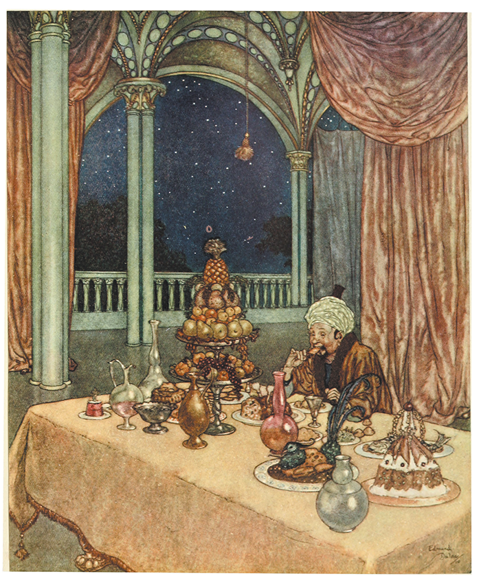 Beauty and the Beast illustration by Edmund Dulac