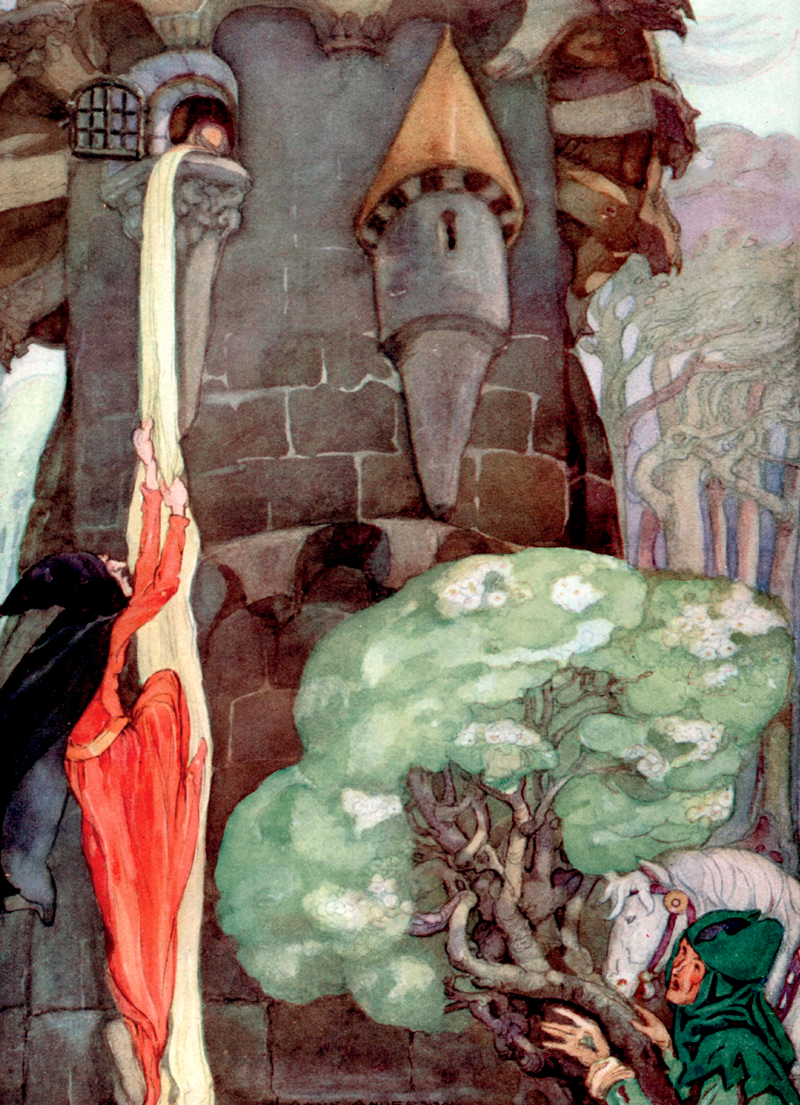 Rapunzel, Anne Anderson, Brothers Grimm