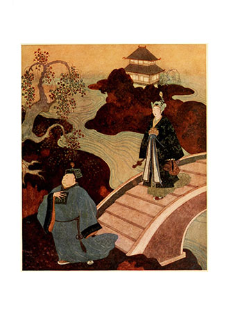 Princess Badoura - A Tale from the Arabian Nights - Illustrated by Edmund Dulac