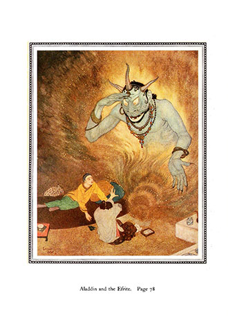 Sinbad the Sailor and Other Stories from the Arabian Nights - Illustrated by Edmund Dulac